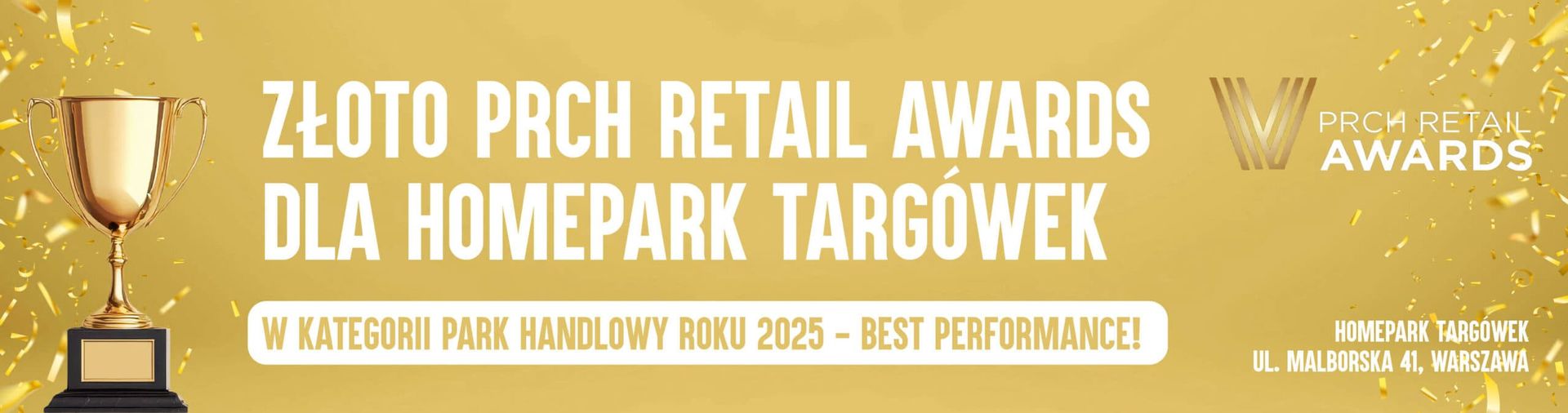 Homepark Targówek Wins Gold at the PRCH Retail Awards 2025